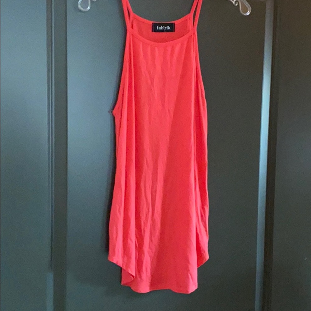 Coral racer back tank